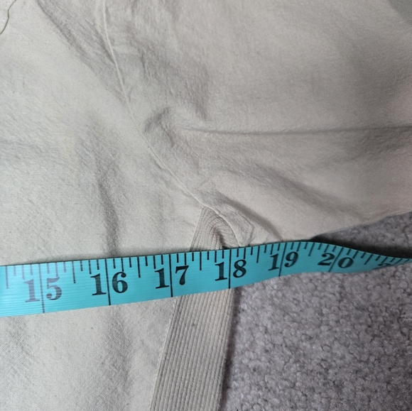 GRETTY ZUEGER cream ruffled cotton stud embroidered jacket. Size medium - Picture 9 of 11